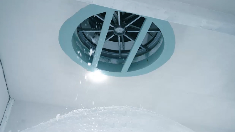 Fábrica de hielo en escamas de 90 toneladas en México