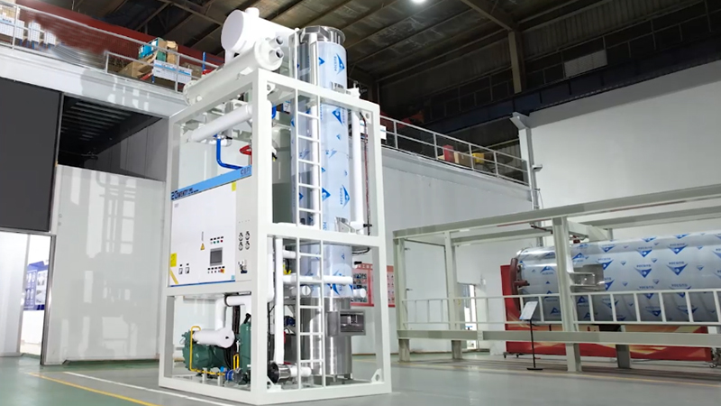 Máquina para hacer hielo en tubos integrada de 20 toneladas