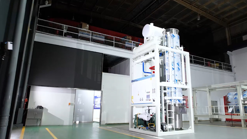 Máquina para hacer hielo en tubos integrada de 30 toneladas