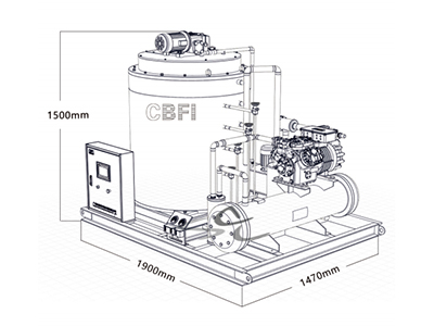 Fabricadora de Hielo en Escamas BF5000