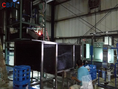 CBFI- Máquina para Fabricar Hielo en Tubos de 5 Toneladas en Saipán, Estados Unidos