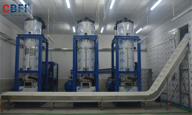 Guangzhou—Fábrica automática de hielo y hielo comestible de 45 toneladas