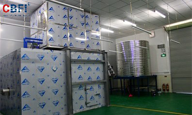 Guangzhou—Fábrica automática de hielo y hielo comestible de 45 toneladas