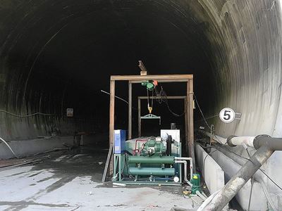 Proyectos de refrigeración de túneles ferroviarios