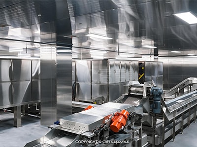 CBFI diseñó una fábrica de vasos de hielo comestibles totalmente automatizada con una capacidad de 70 t/día