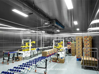 CBFI diseñó una fábrica de vasos de hielo comestibles totalmente automatizada con una capacidad de 70 t/día